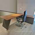 Luxury wooden executive office table design, office desk